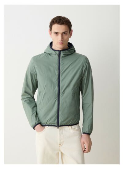 Veste réversible en tissu mat