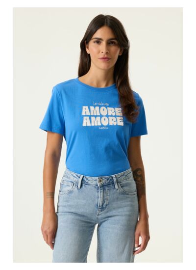 Women T-shirt Blue