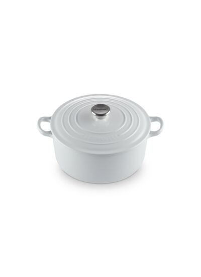 Cocotte ronde 24cm en fonte émaillée vapeur