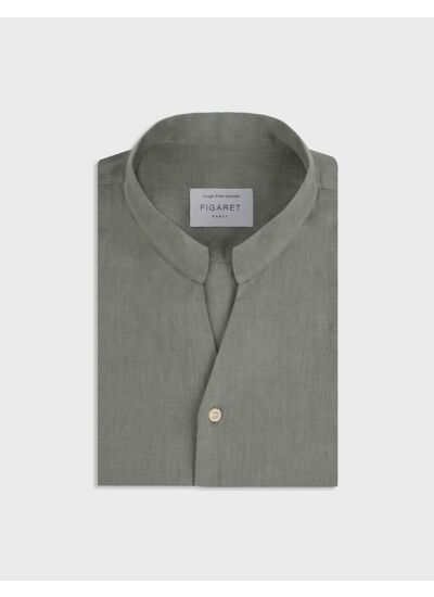 Chemise Carl en lin vert