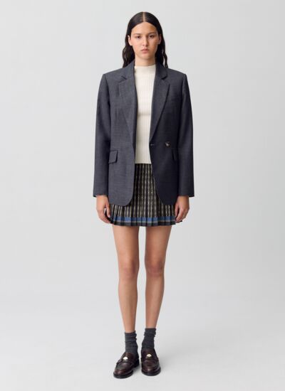 Claudie pierlot Jupe courte plissée