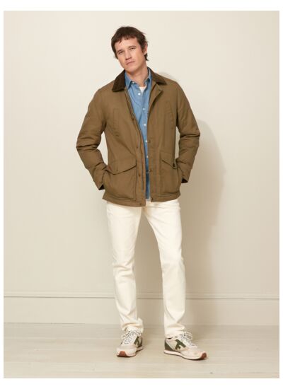 BLOUSON COL VELOUR