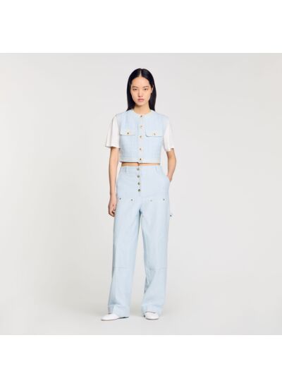 Veston en tweed fantaisie