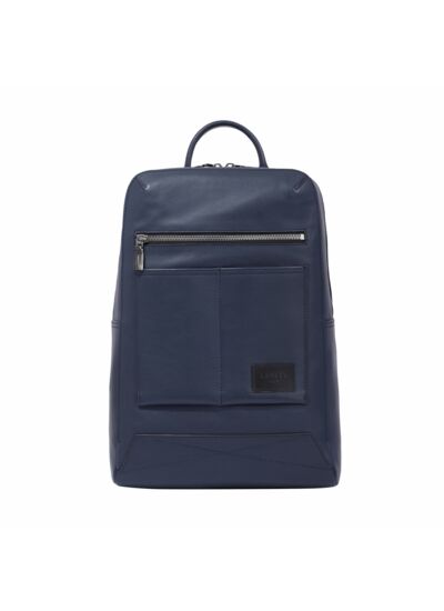 NEO NOMADE - SAC DOS 1 COMP ZIPPE - Bleu Minuit
