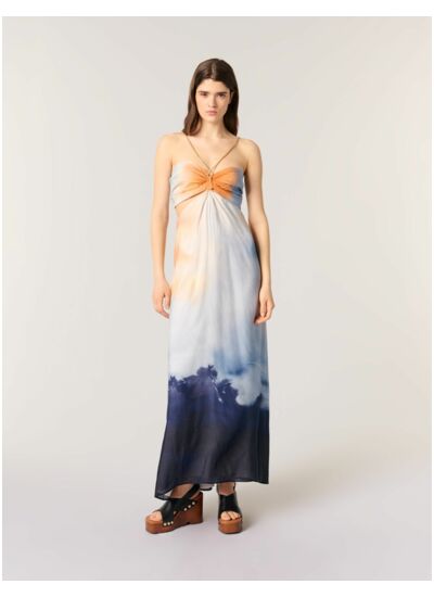 Robe longue tie & dye