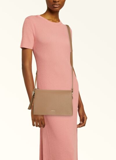 Furla Ofelia m crossbody w/zip - vitello keria+vitello sidney