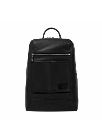 NEO NOMADE - SAC DOS 1 COMP ZIPPE - Noir