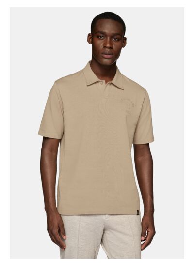 Polo En Mélange De Jersey Et Coton Bio