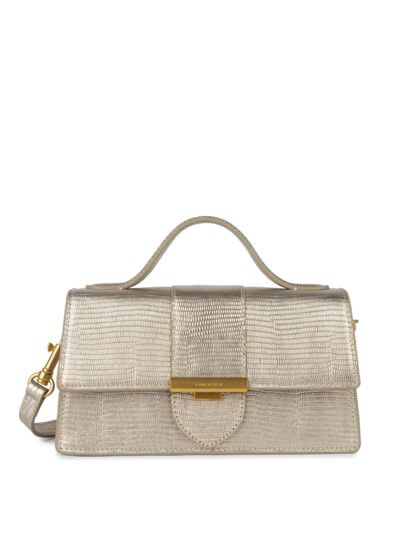 Sac baguette A rabat avec fermoir M Exo Ily