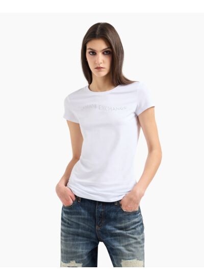 T-shirt blanc optique