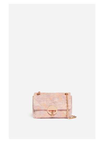 Petit Sac Moon En Coton Et Jute En coton et laine merinos