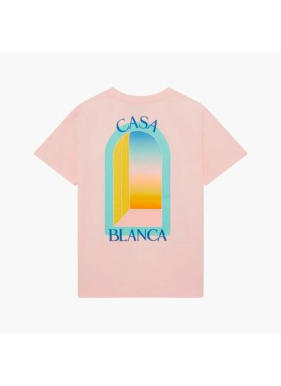 Casablanca T-Shirt L'Arc Coloré Rose