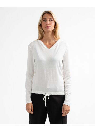 Sweat manches longues avec capuche