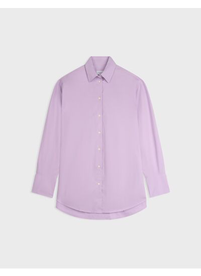 Chemise oversize Mathilde violette