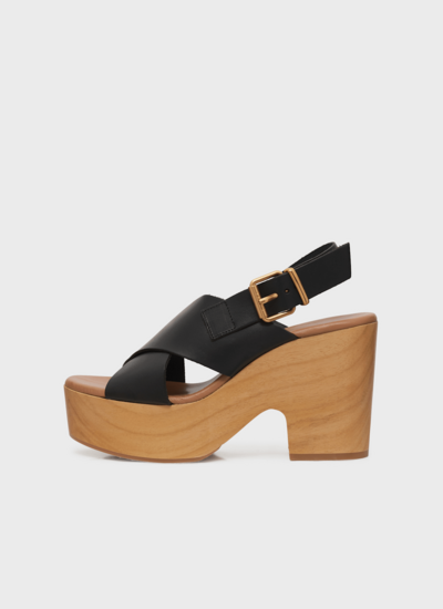 Gerard Darel Chaussure hayden plateforme en cuir hayden