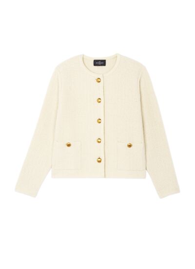 Veste en jacquard - Femme - NATUREL