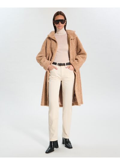 Manteau Mars Camel en Polyuréthane