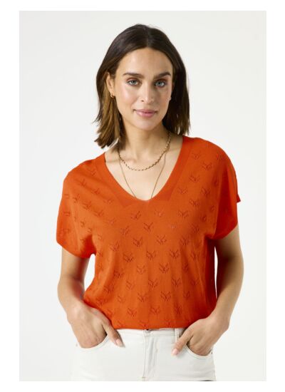 Women Sweater Orange