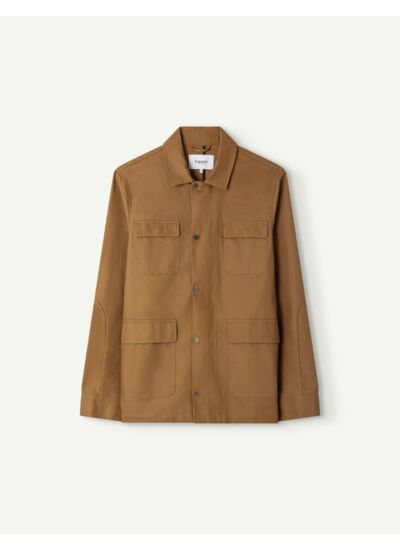 Veste Worker Boby en twill camel