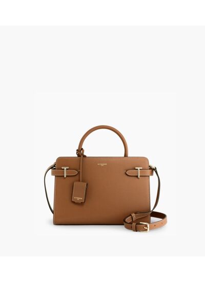 Sac à main moyen modèle Emilie en cuir grainé