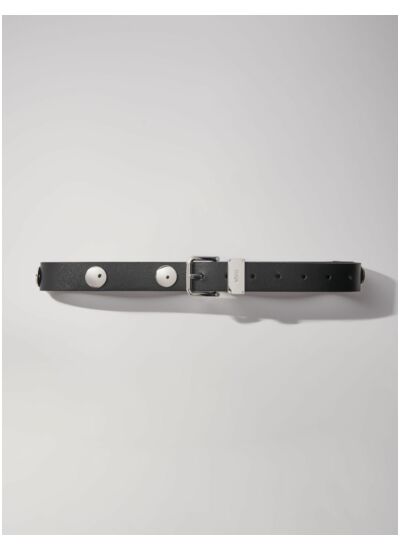 Ceinture en cuir à studs