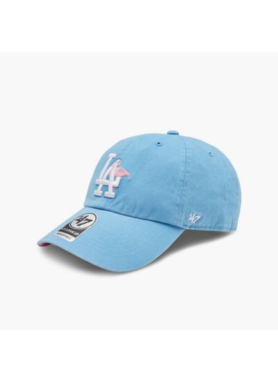 47 Brand Cap MLB Dodgers Icon Alt Clean Up Bleu