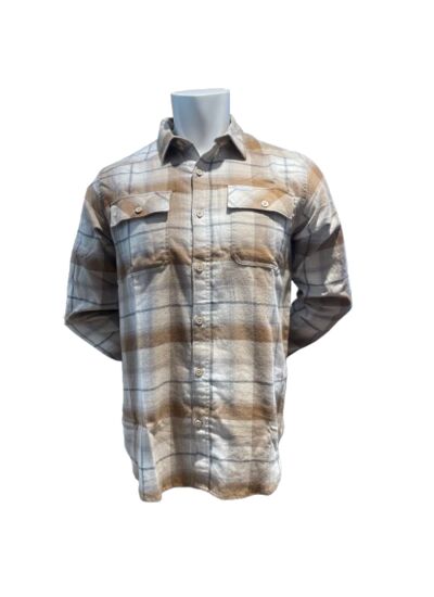 JUNIPER DUNES FS FLANNEL FS SHIRT  Beige