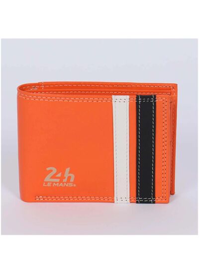 Porte feuille Cuir 24H Bignan Orange