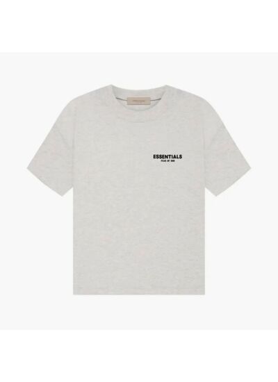 Essentials Fear Of God T-shirt Light Oatmeal Gris Clair