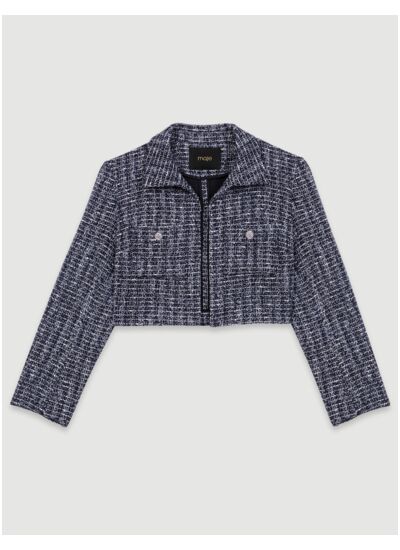 Robe 2-en-1 en tweed