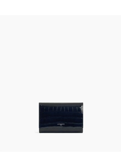 Portefeuille Emilie en cuir effet croco