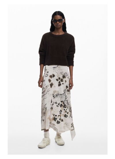 Robe 2en1 asymétrique