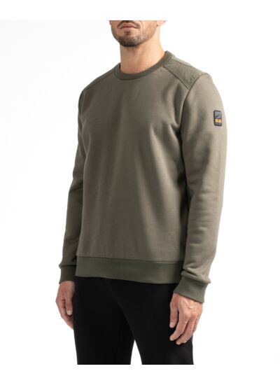 Sweat col rond en molleton