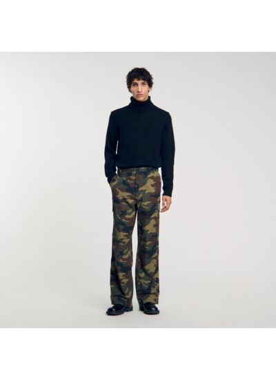 Pantalon cargo camouflage