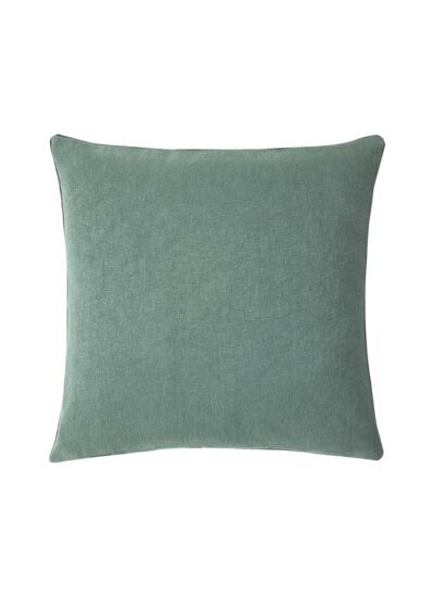Yves Delorme - Housse de coussin en lin jaune, Pigment