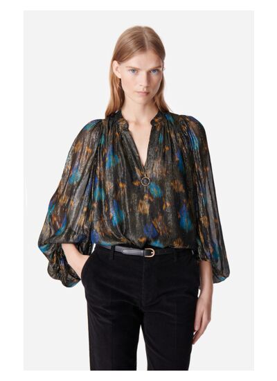 Blouse Bell En Viscose Mélangée