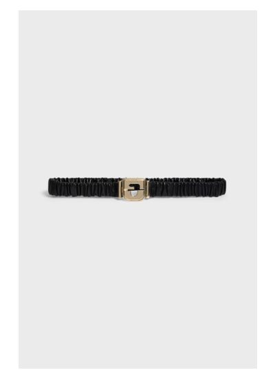 CEINTURE LE RITA EN CUIR FRONCÉ ET ÉLASTIQUÉ LE RITA