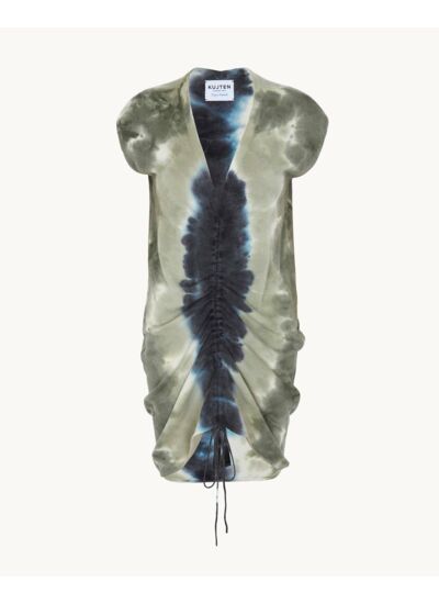 Robe Dang Robe Col V à Coulisse Cachemire, 2 fils