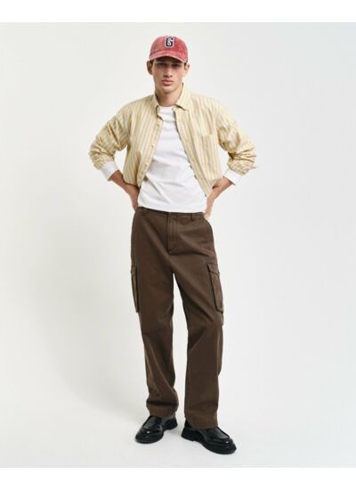 Regular Fit Cotton Twill Cargo Pant