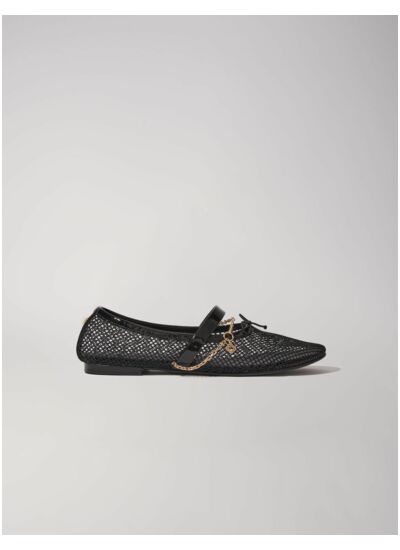 Ballerines en textile mesh