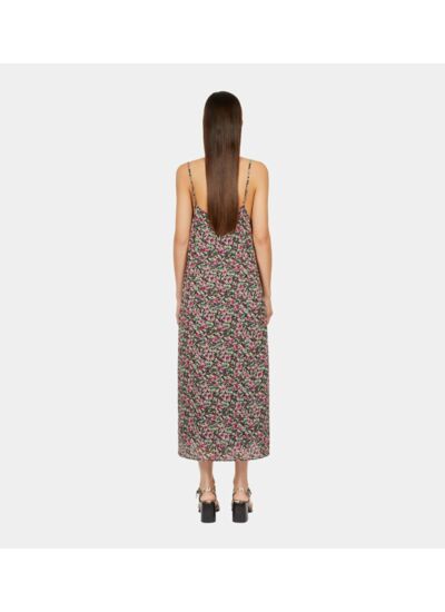 Robe Nuisette Longue Imprimée Femme