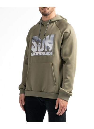 Sweat à capuche avec imprimé