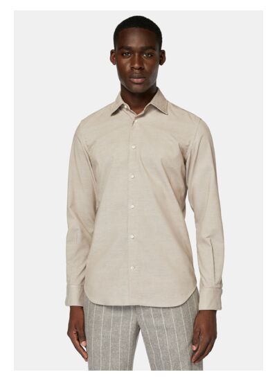 Chemise En Velours De Coton Regular Fit