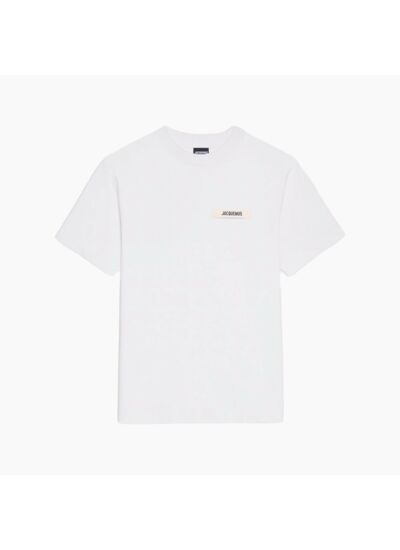 Jacquemus T-Shirt Gros Grain Blanc