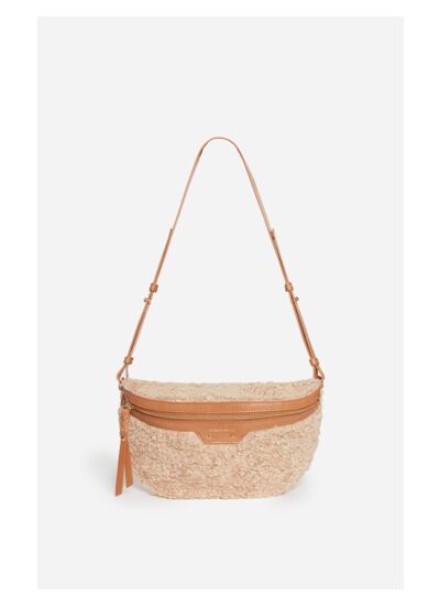 Sac Banane En Fausse Fourrure En Cuir Et Coton