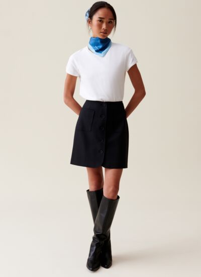 Claudie pierlot Jupe courte boutonnée