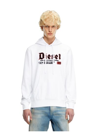 Sweat-shirt à capuche avec logo floqué