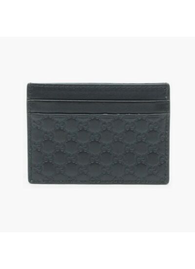 Gucci Porte-carte Monogram GG Emblem Black