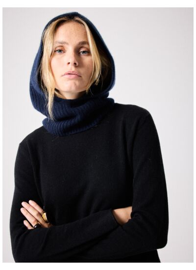 Cagoule en cachemire Lita MARINE