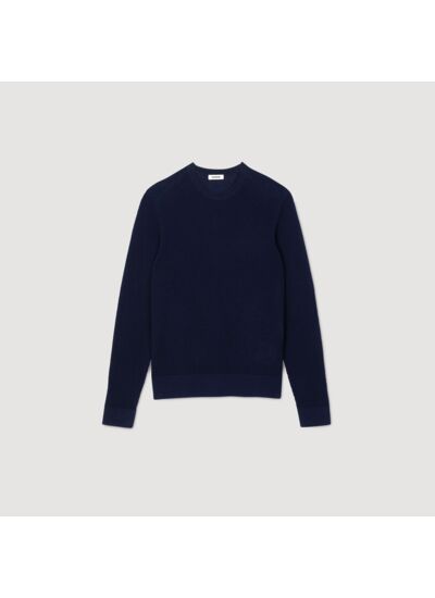 Pull en maille texturée